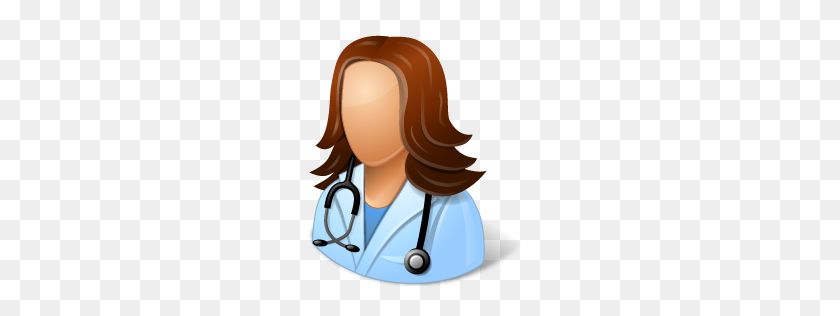 256x256 Doctor Female Icon Png - Patient PNG