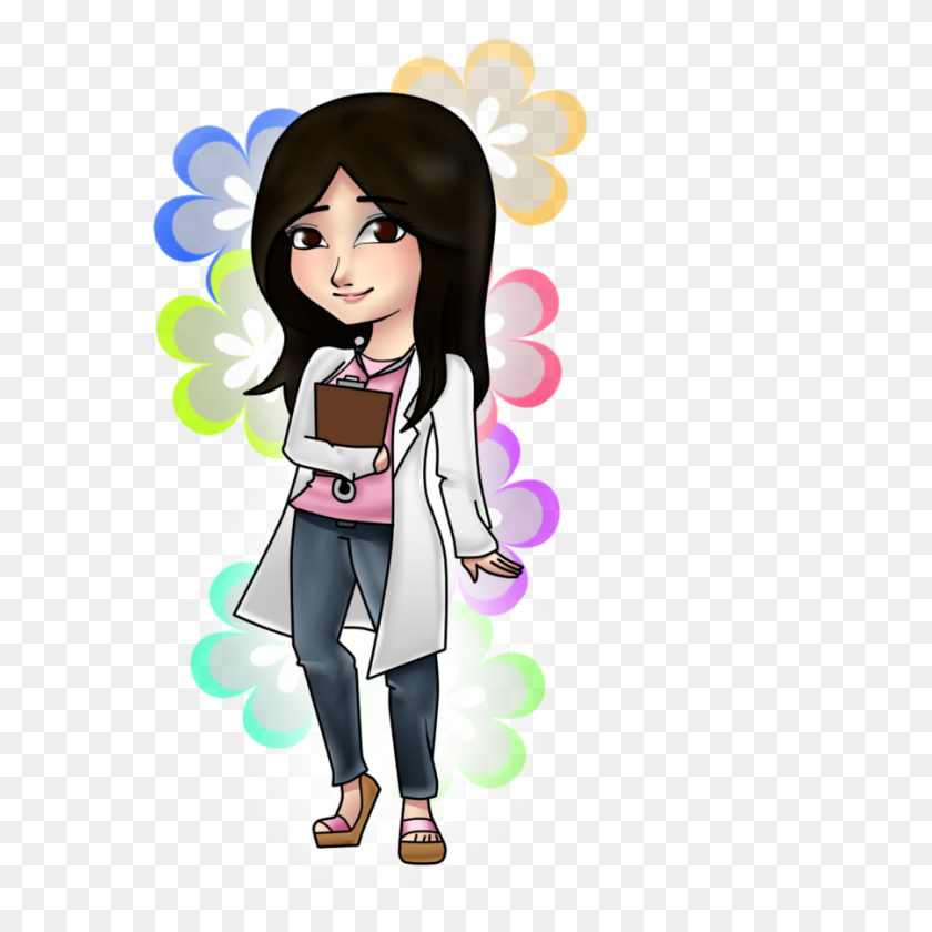 900x900 Doctor Girl Png Transparent Images - Woman Doctor Clipart