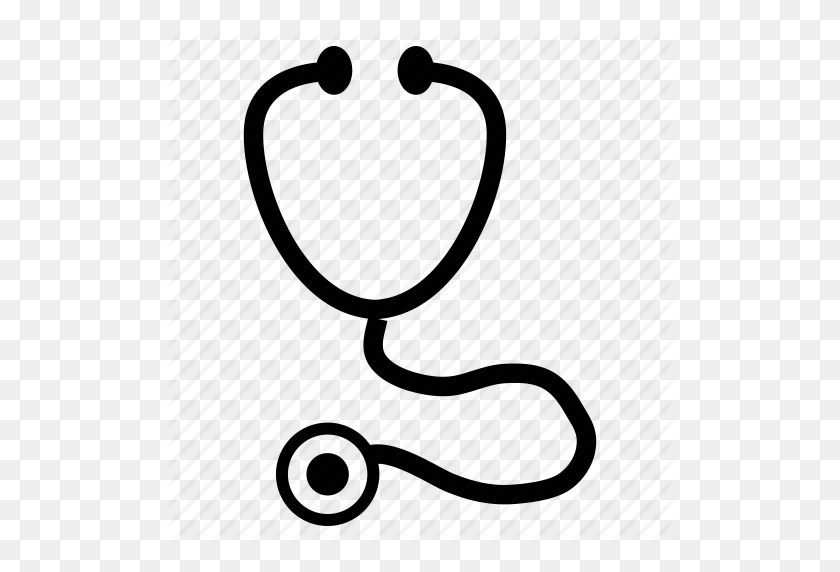 512x512 Doctor, Heartbeat, Nurse, Stethoscope, Vitals Icon - Nurse Stethoscope Clipart
