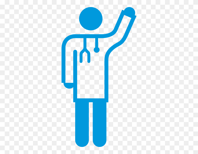 318x596 Doctor Medical Provider Clip Art - Doctor And Patient Clipart