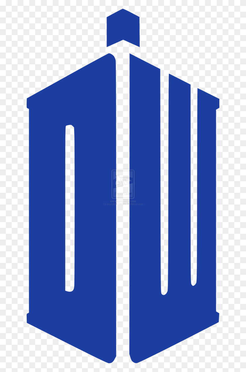 658x1213 Doctor Who Sticker - Tardis Clipart