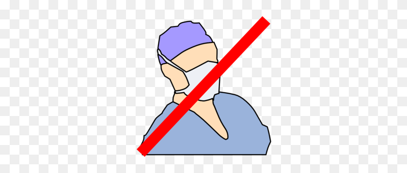 282x298 Doctor With Mask Not Available Clip Art - Villager Clipart