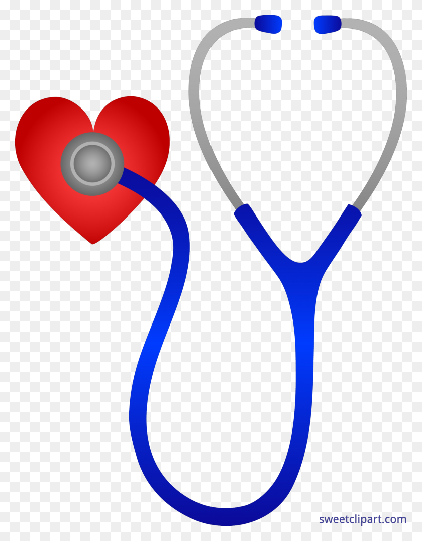 4809x6271 Doctores Estetoscopio Con Corazón Clipart - Dr Clipart