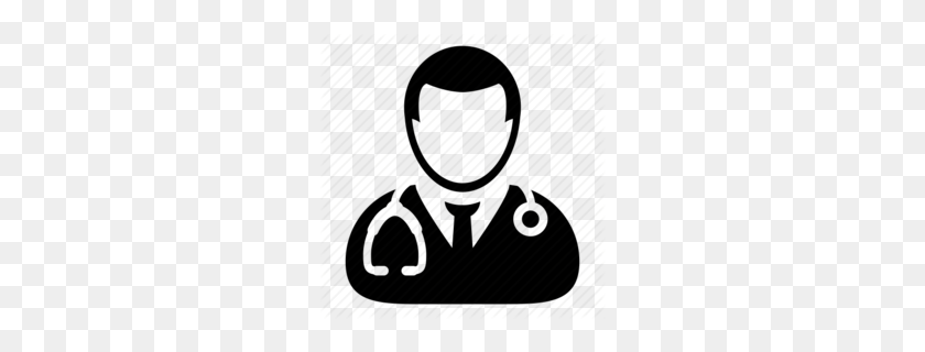260x260 Doctors Visit Clipart - Doctor Black And White Clipart