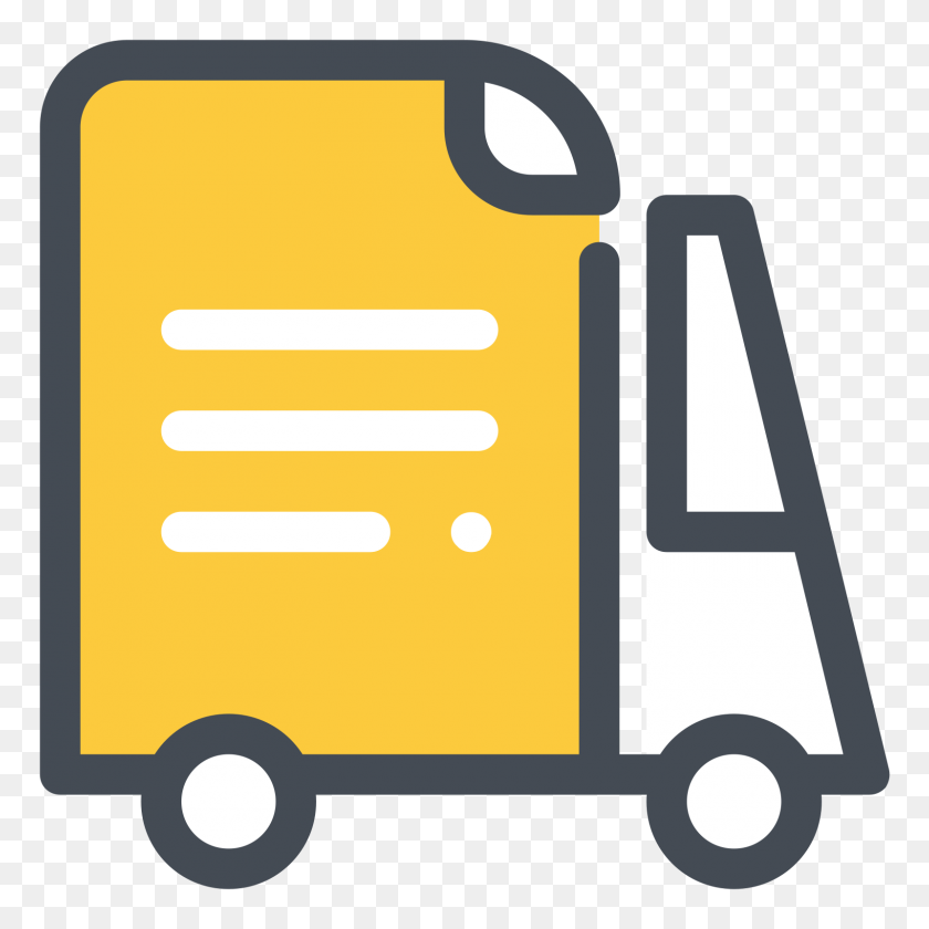 1600x1600 Document Delivery Icon - Delivery PNG
