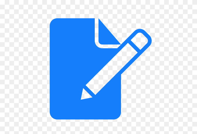 512x512 Document, Edit Icon - Edit Icon PNG