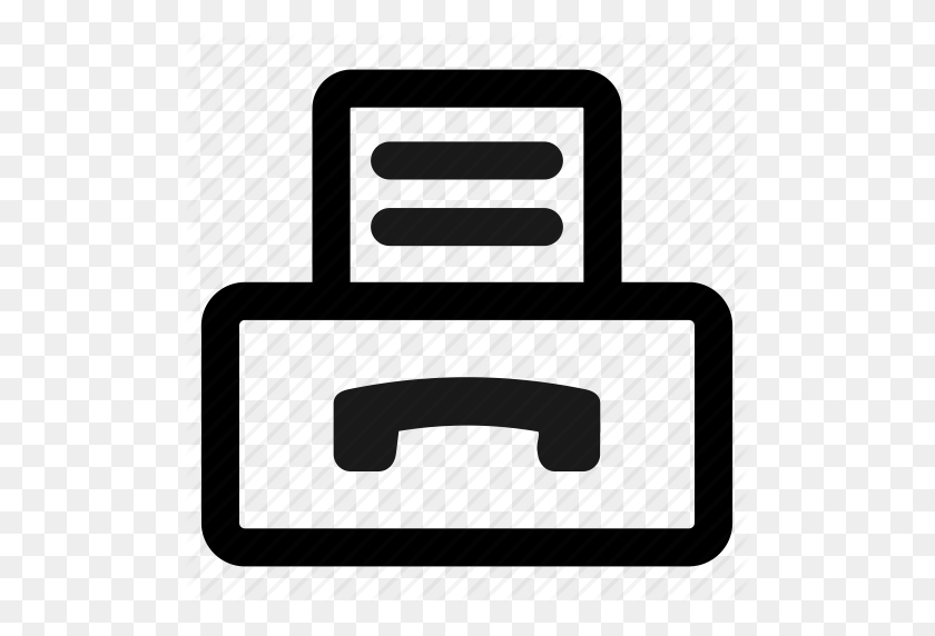509x512 Document, Efax, Fax, Incoming, Machine, Outgoing Icon - Fax Icon PNG