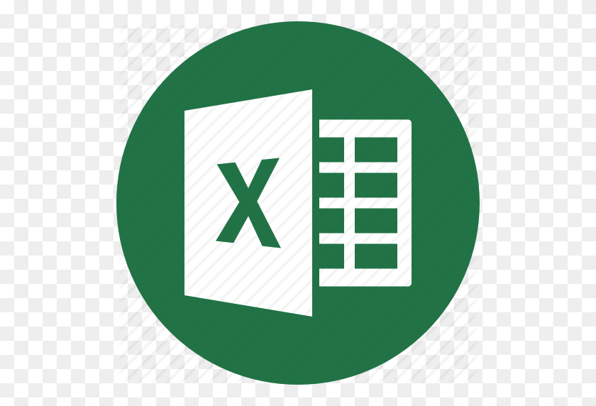 512x512 Документ, Excel, Файл, Формат, Microsoft, Электронная Таблица, Значок Типа - Значок Excel Png