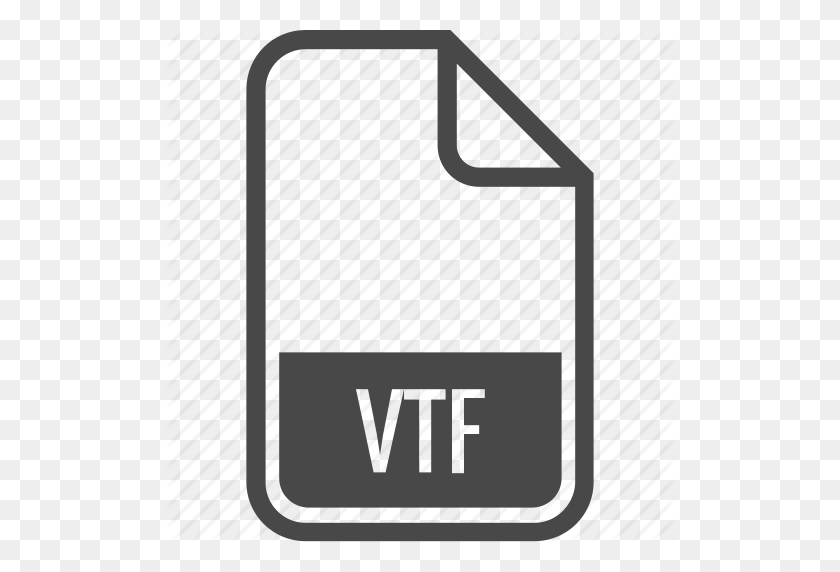 512x512 Document, File, Format, Type, Vtf Icon - Vtf To PNG