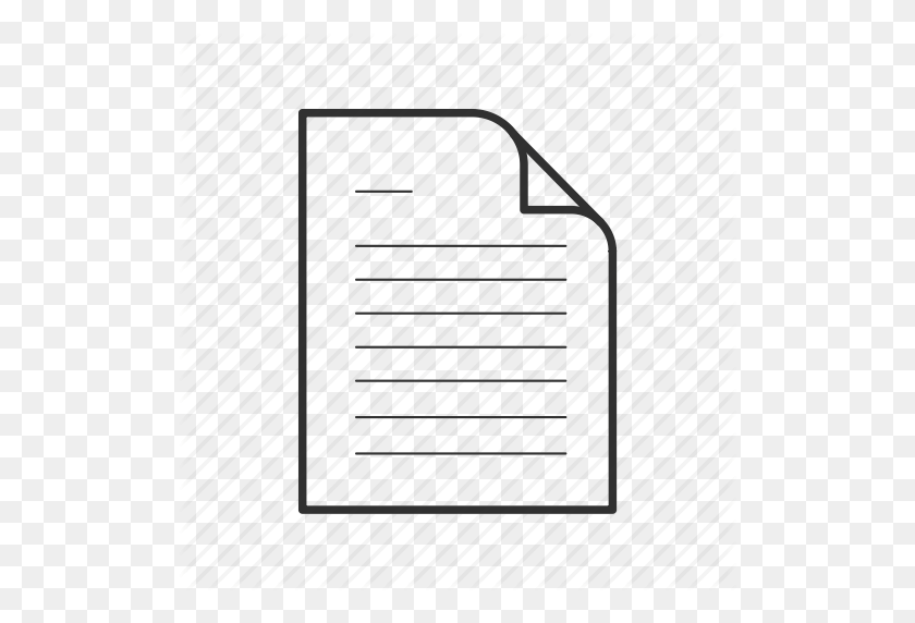 512x512 Документ, Файл, Письмо, Бумага, Эмодзи, Лист Бумаги, Значок Текста - Кусок Бумаги Png