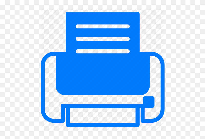 512x512 Документ, Файлы, Печать, Принтер, Значок Печати - Значок Печати Png