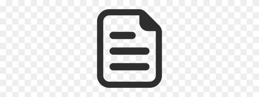 256x256 Document Icon - Document Icon PNG