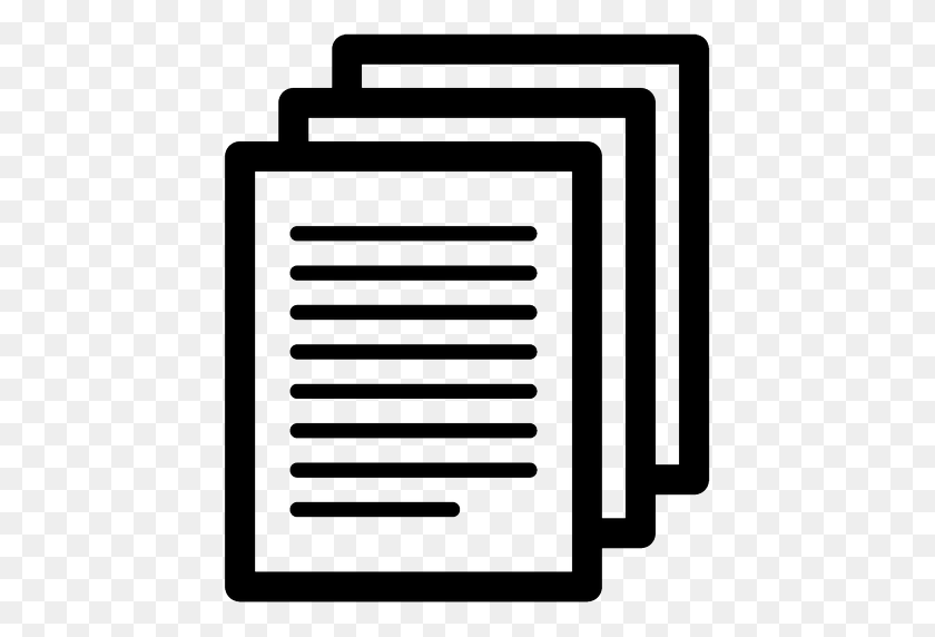 512x512 Document Icons - Paper Icon PNG