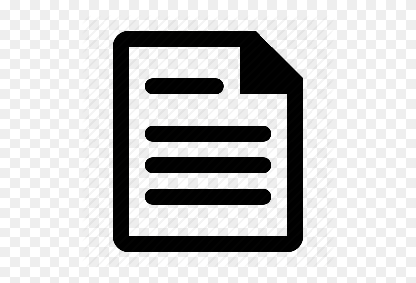 512x512 Document, Note, Report Icon - Report Icon PNG