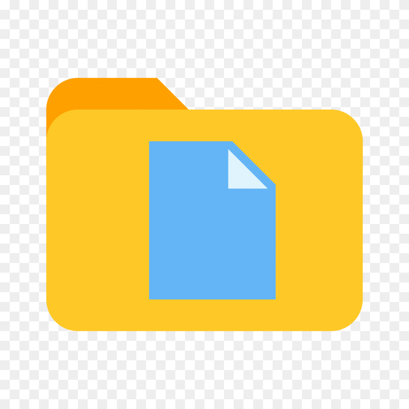 1600x1600 Documents Folder Icon - Folder Icon PNG