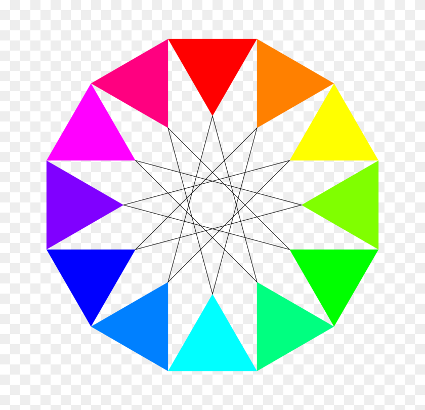 750x750 Додекагон, Геометрия, Треугольник, Додекаграмма, Правильный Многоугольник, Свободный - Многоугольник Клипарт
