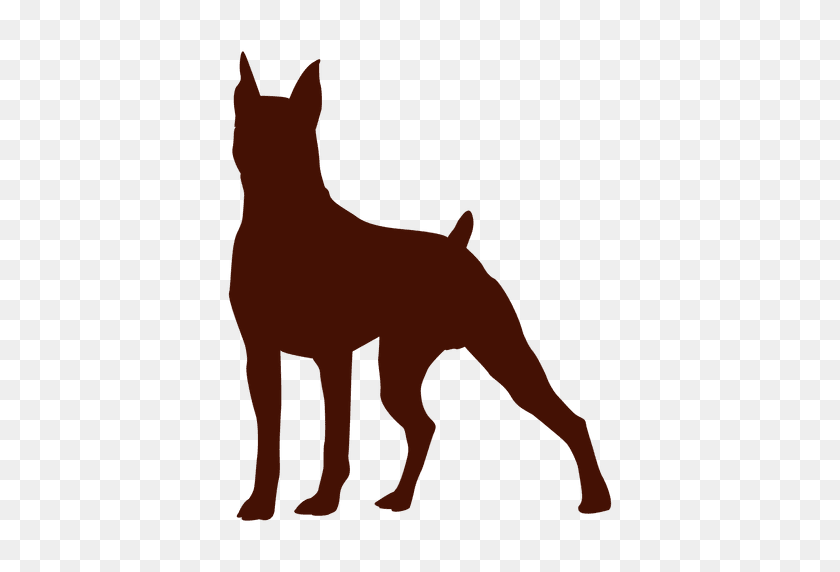 512x512 Dog Alert Silhouette - Perro PNG