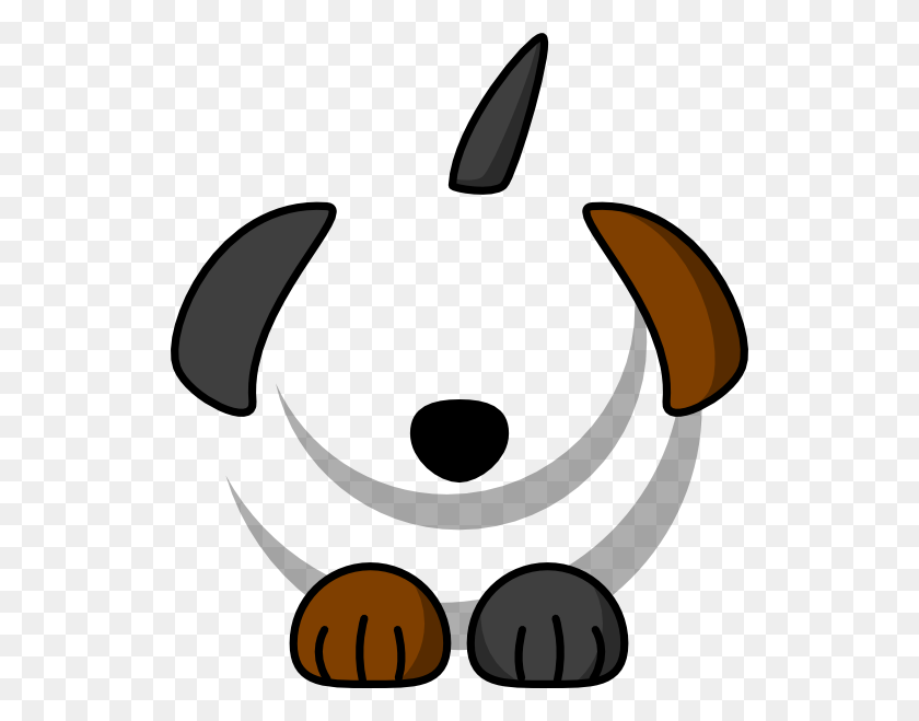 528x599 Собака Черный Коричневый Ухо Лапа Картинки - Ухо Черно-Белый Клипарт