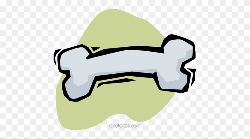 480x408 Dog Bone Royalty Free Vector Clip Art Illustration - Dog Treat Clipart