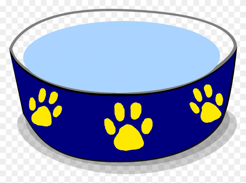 1280x924 Dog Bowl Computer Icons Clip Art - Dog Food Clipart