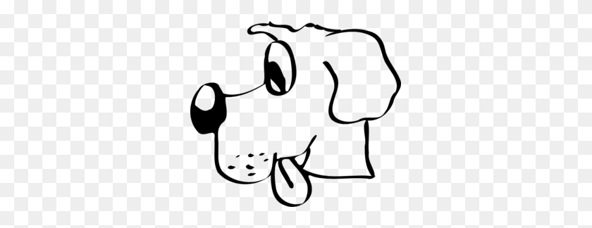 299x264 Imágenes Prediseñadas De Perro - Clipart Perro Blanco Y Negro