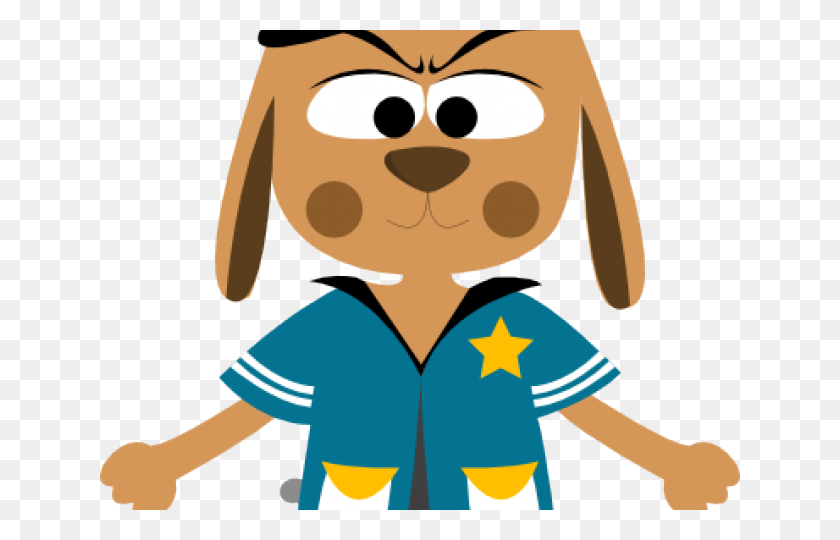 640x480 Dog Clipart Police Officer - Police Officer Clipart