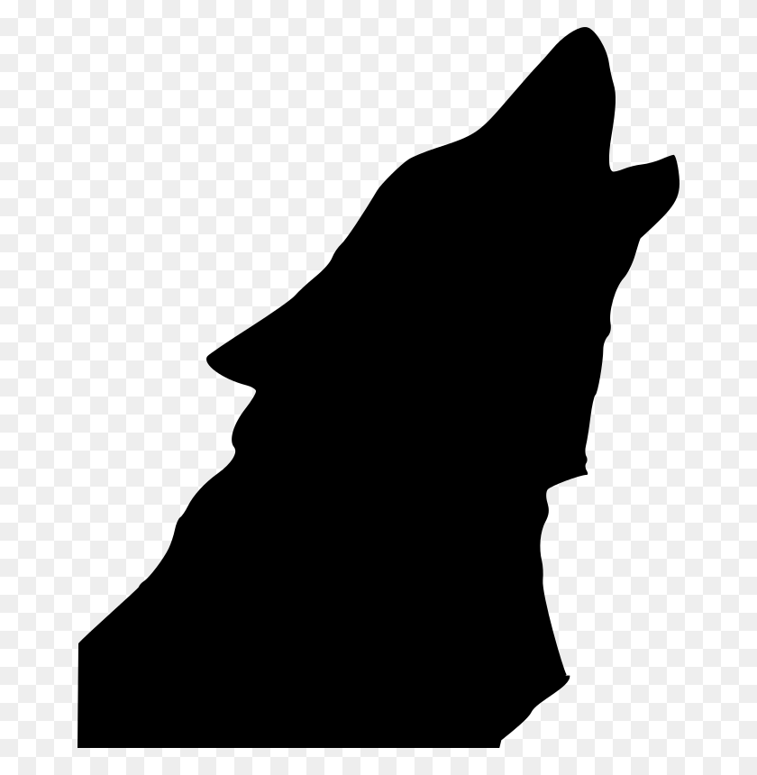 668x800 Dog Drawing Silhouette Clip Art - Dog Head Clipart