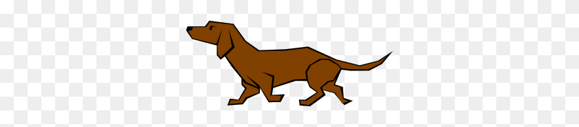 300x124 Dog Drawn With Straight Lines Clip Art Free Vector - Straight Clipart