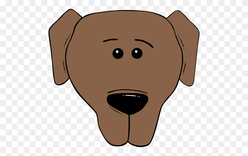 512x470 Cara De Perro De Dibujos Animados Etiqueta Del Mundo Clipart - Cara De Perro Png