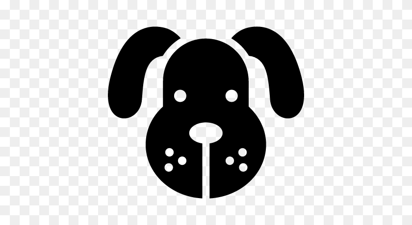 400x400 Морда Собаки Бесплатные Векторы, Логотипы, Значки И Фотографии Для Загрузки - Морда Собаки Черно-Белый Клипарт