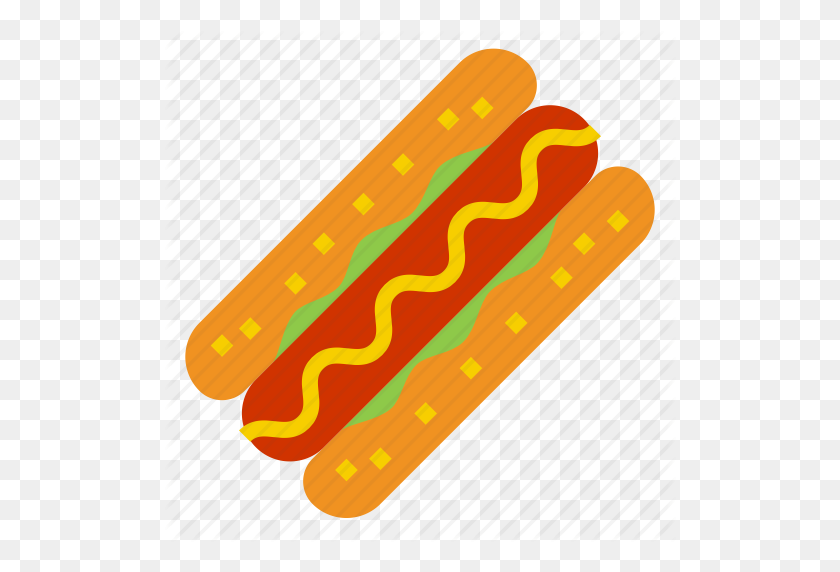 512x512 Dog, Food, Hot, Hotdog Icon - Hot Dog PNG