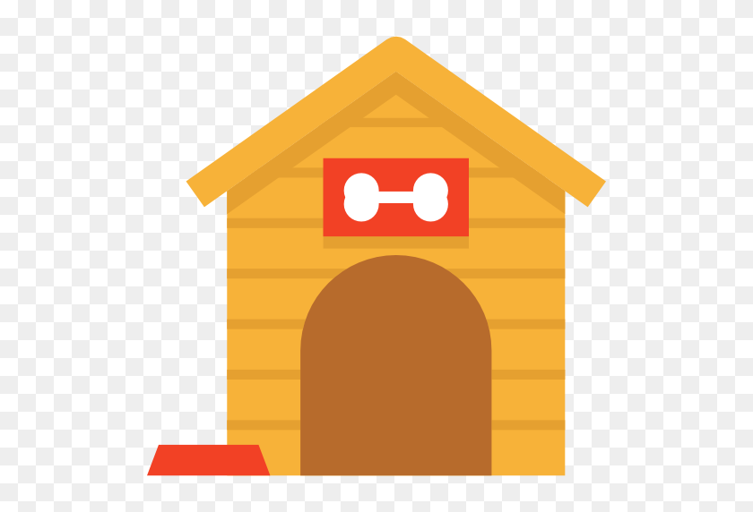 512x512 Dog Houses Kennel Clip Art - Dog House PNG