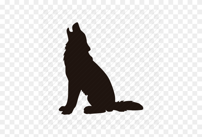 512x512 Dog Howling Png Transparent Dog Howling Images - Wolf Howling PNG