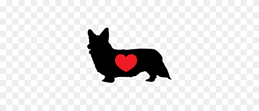 300x300 Наклейки Для Любителей Собак, Наклейки, Отображающие Вашу Любовь К Собакам На Машине - Dog Love Clipart