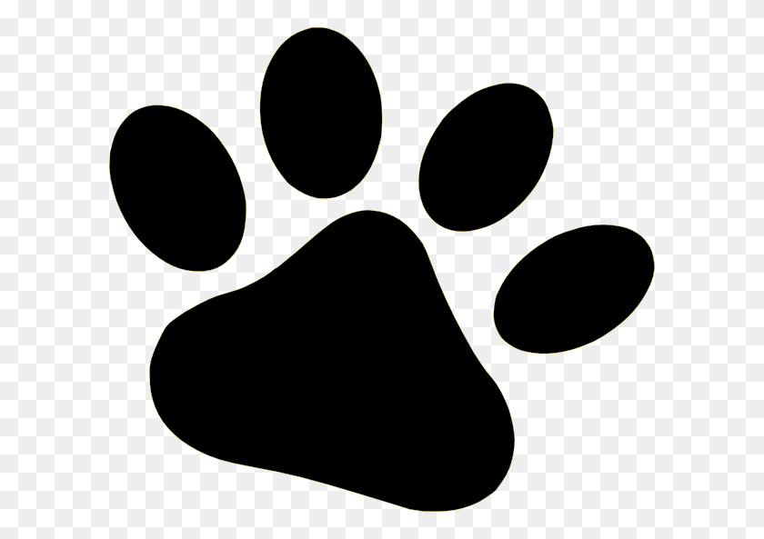 600x533 Dog Paw Cat Paw Clip Art Free Clipart Images Image - Dog Cat Clipart