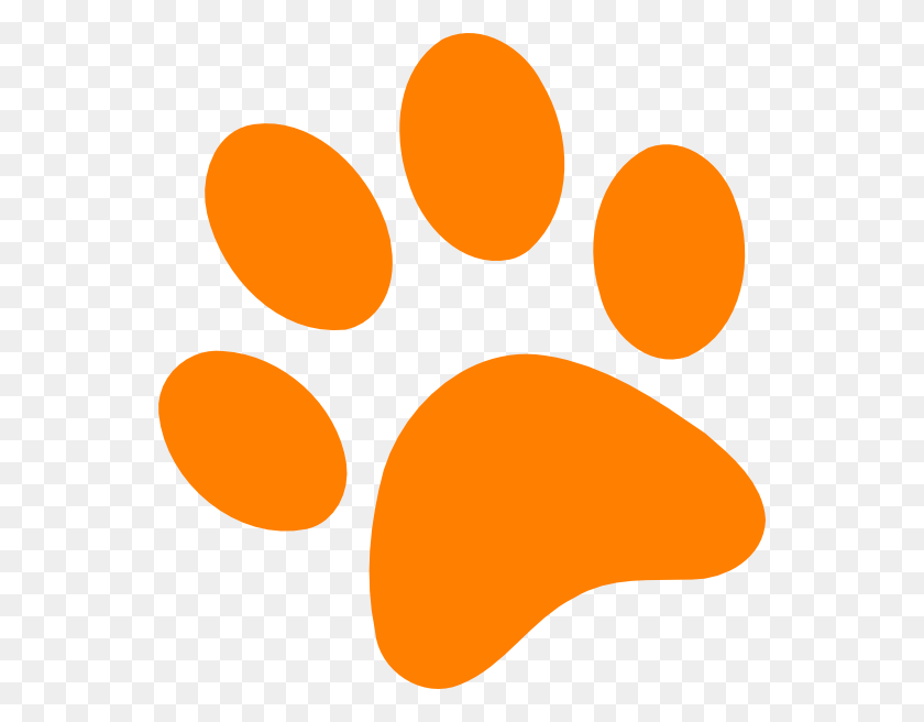 552x596 Dog Paw Clipart - Paw PNG