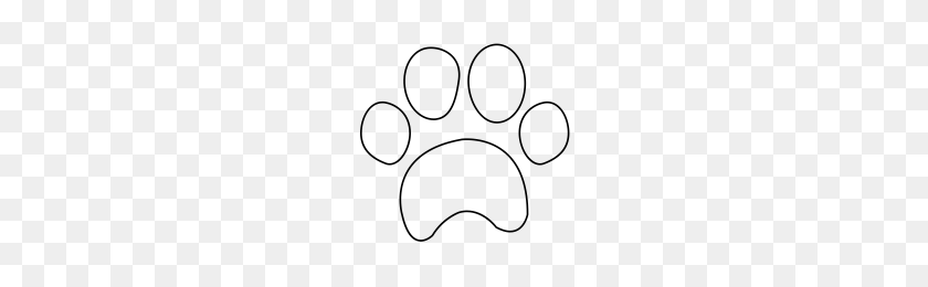 200x200 Dog Paw Icons Noun Project - Собачья Лапа Png