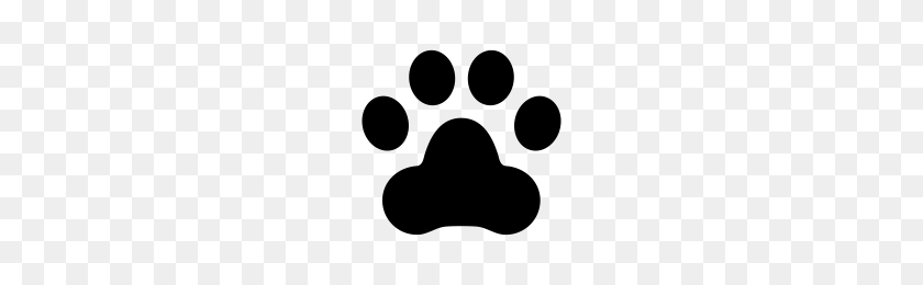 200x200 Dog Paw Icons Noun Project - Dog PNG Icon