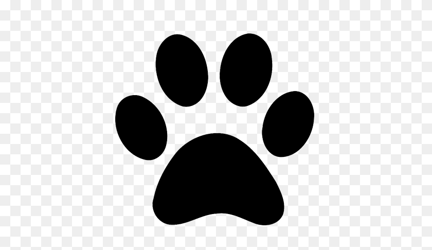 596x426 Dog Paw Printing Clip Art - Dog Paw Clipart Black And White