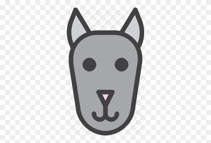 310x512 Perro, Mascota, Icono De Lobo - Cabeza De Lobo Png
