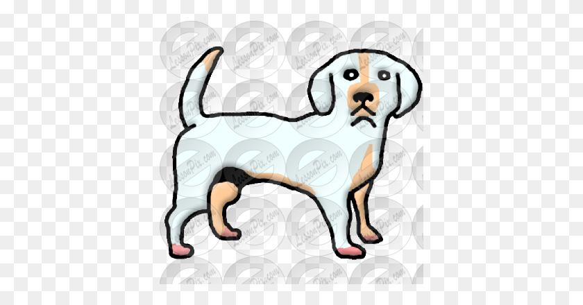 380x380 Dog Picture For Classroom Therapy Use - Therapy Dog Clipart