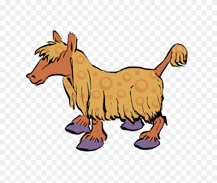 901x750 Dog Pony Horse Cattle Cartoon - Pony Clipart