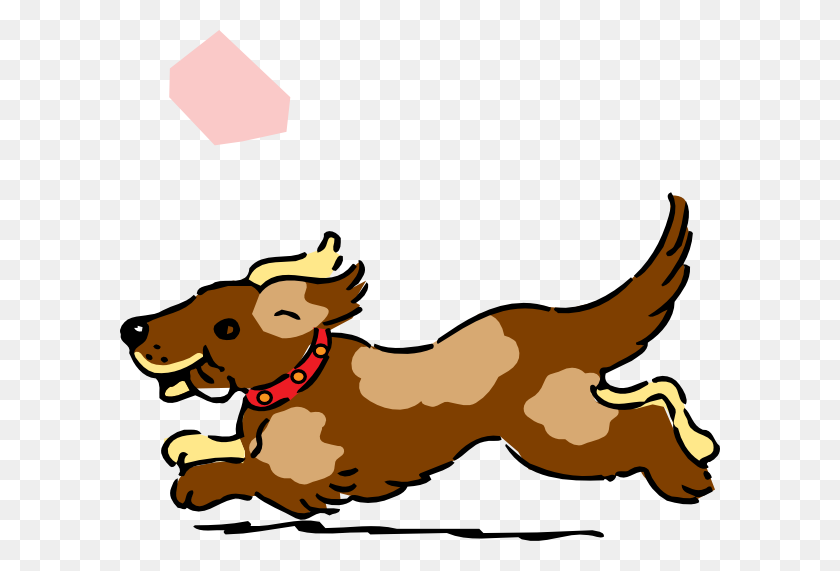 600x511 Perro Corriendo Clipart - Walking A Dog Clipart