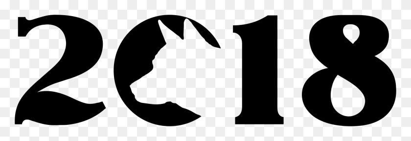 2551x750 Dog Shoe Logo Black M - M Clipart