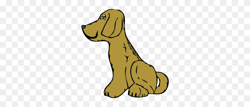 294x299 Dog Side View Clip Art Free Vector - Dog Clipart
