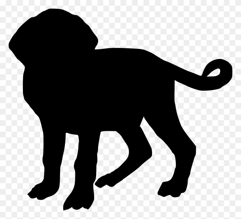 1000x905 Dog Silhouette Clip Art - Dog And Cat Silhouettes Clipart