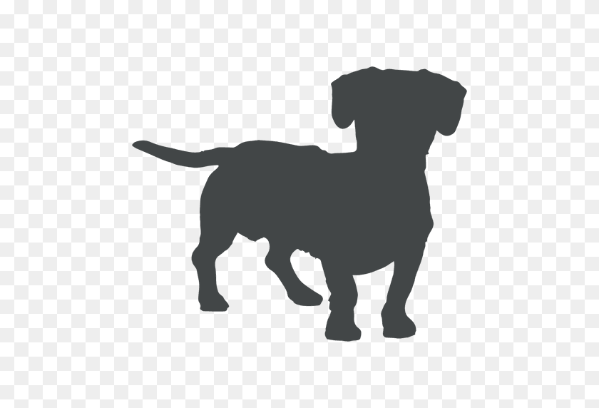 512x512 Dog Silhouette Playing - Dog Silhouette PNG