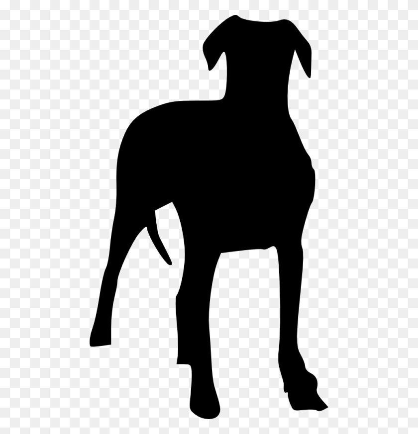 480x813 Dog Silhouette Png - Dog Silhouette PNG