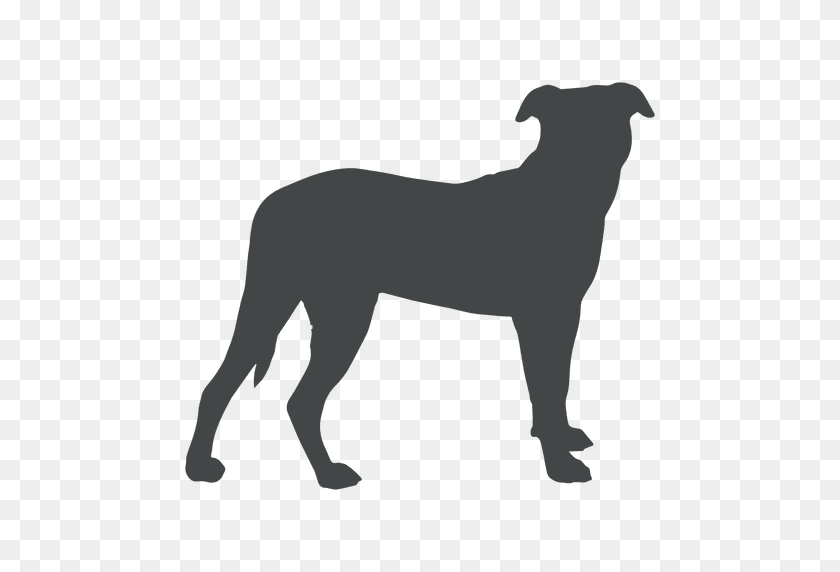 512x512 Dog Silhouette Posture Side - Perro PNG