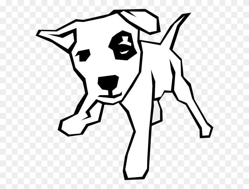 600x576 Собака Простой Рисунок Картинки Бесплатный Вектор - Померанский Клипарт